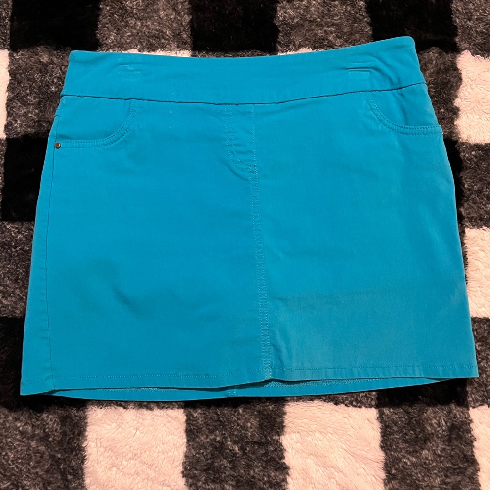 ATTYRE Turquoise Blue Skort
